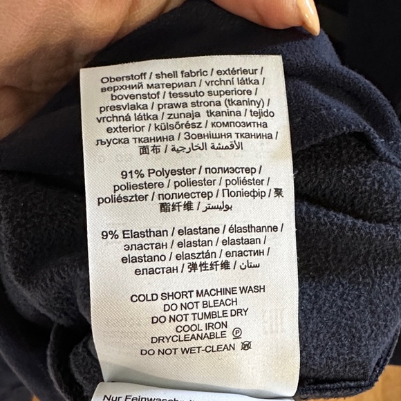 Olsen Navy Button-Front Jacket - Picture 8 of 8